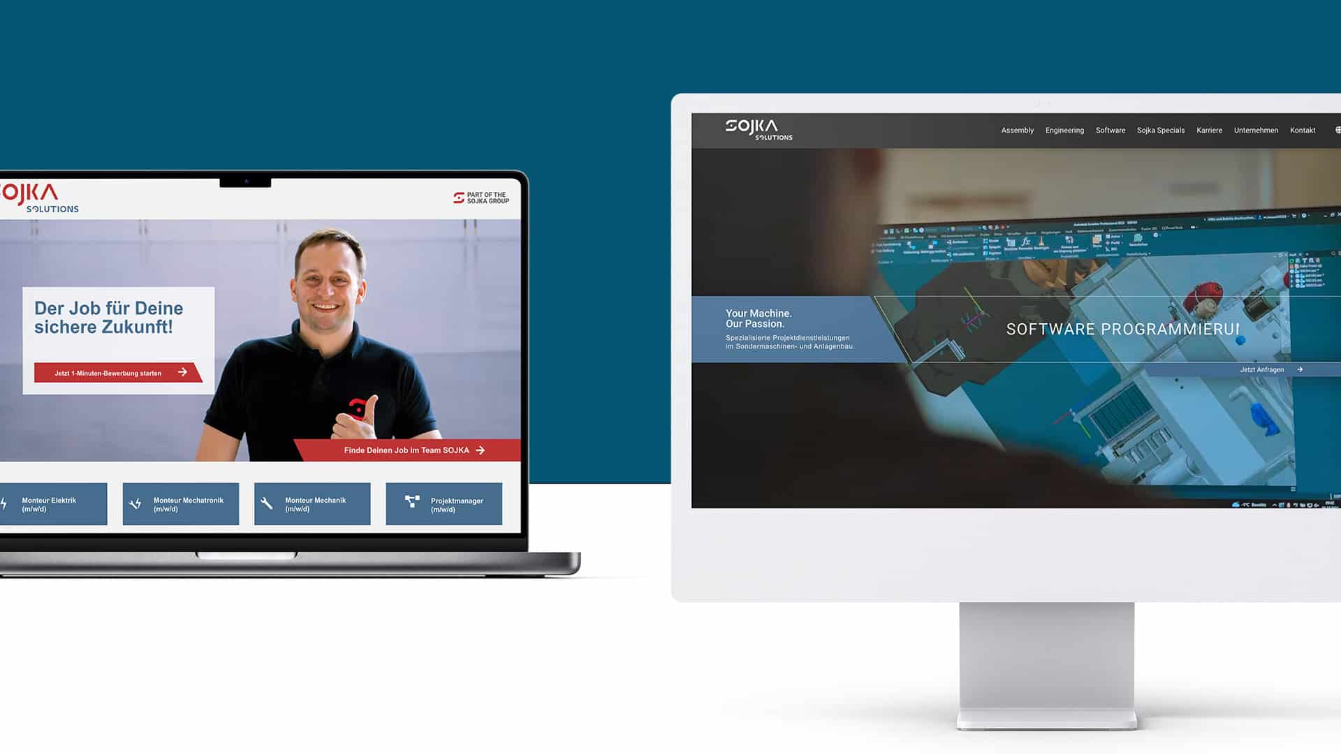 Sojka Solutions Website Überblick